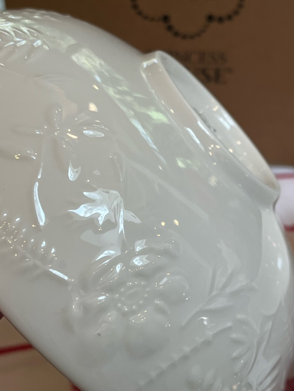 Princess House white Ceramic Serving Bowls - Set of 4